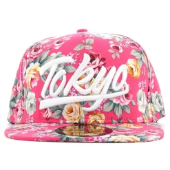 100% Cotton Tokyo Flower Pattern Hat