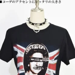 ACDC RAG Black Ball Ring Needle Choker