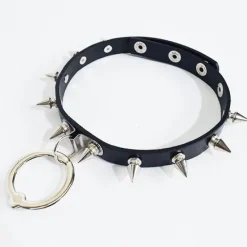 ACDC RAG Black Ball Ring Needle Choker