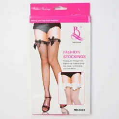 ACDC RAG Fishnet & Ribbon Stockings