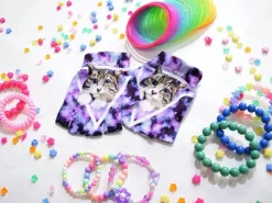 ACDC RAG Galaxy Cat Fingerless Gloves