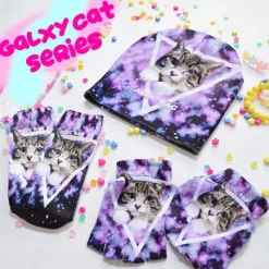 ACDC RAG Galaxy Cat Fingerless Gloves