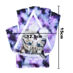 ACDC RAG Galaxy Cat Fingerless Gloves