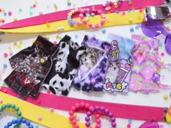 ACDC RAG Galaxy Cat Fingerless Gloves