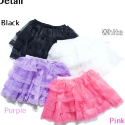 ACDC RAG New 3-Tiered Lace & Tulle Skirt