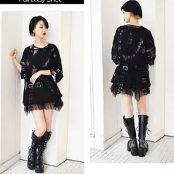 ACDC RAG Pleated Mini Skirt