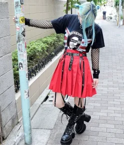 ACDC RAG 4R Pleated Skirt