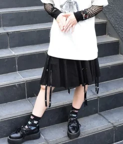 ACDC RAG 4R Pleated Skirt