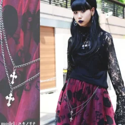 ACDC RAG Skull Long Skirt