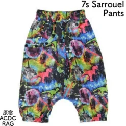 ACDC RAG Space Cat & Dinosaur 3/4 Sarouel Pants