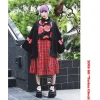 ACDC RAG Tartan Checkered Pleated Skirt