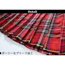 ACDC RAG Tartan Checkered Pleated Skirt