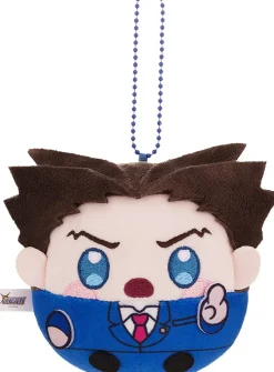 Ace Attorney Squishy Mini Plushie Phoenix Wright/Miles Edgeworth