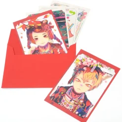 Akiakane Postcard Set: Red