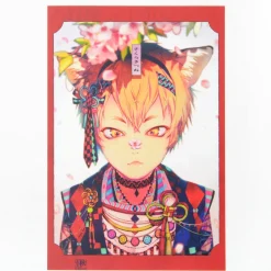 Akiakane Postcard Set: Red