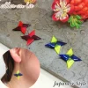 aller au lit Shuriken Bicolor Earrings