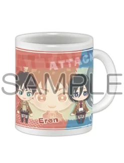 Attack on Titan x Pas Chara Mug Collection