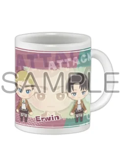 Attack on Titan x Pas Chara Mug Collection