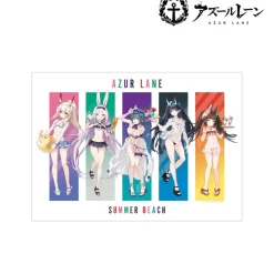 Azur Lane A3-Size Matte Effect Poster Group: Swimsuit Ver.