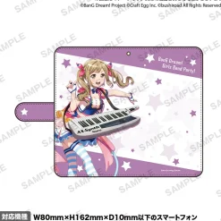 BanG Dream! Girls Band Party! 2022 Ver. Poppin'Party Notebook-Style Smartphone Case L Vol. 2
