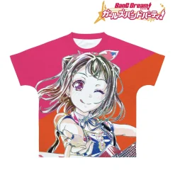 BanG Dream! Girls Band Party! Kasumi Toyama Ani-Art Unisex Full Graphic T-Shirt Vol. 4