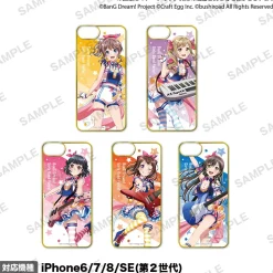 BanG Dream! Girls Band Party! 2022 Ver. Poppin'Party iPhone 6/7/8/SE2 Smartphone Case Vol. 2