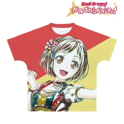 BanG Dream! Girls Band Party! Tsugumi Hazawa Ani-Art Unisex Full Graphic T-Shirt Vol. 4