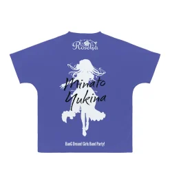 BanG Dream! Girls Band Party! Yukina Minato Ani-Art Unisex Full Graphic T-Shirt Vol. 4
