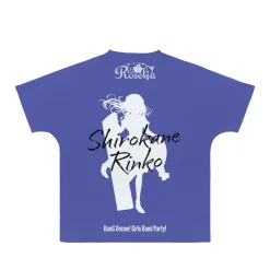 BanG Dream! Girls Band Party! Rinko Shirokane Ani-Art Unisex Full Graphic T-Shirt Vol. 4