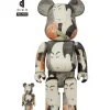 BE＠RBRICK Boston Museum Toshusai Sharaku: Ichikawa Omezo no Yakko Ippei 100% & 400%