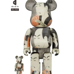 BE＠RBRICK Boston Museum Toshusai Sharaku: Ichikawa Omezo no Yakko Ippei 100% & 400%