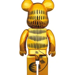 BE@RBRICK Garfield: Gold Chrome Ver. 100% & 400%