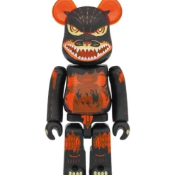 BE@RBRICK Godzilla vs. Destoroyah Meltdown Godzilla: Clear Orange Ver. 100％ & 400％