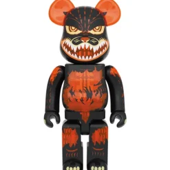 BE@RBRICK Godzilla vs. Destoroyah Meltdown Godzilla: Clear Orange Ver. 100％ & 400％