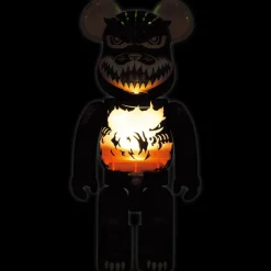 BE@RBRICK Godzilla vs. Destoroyah Meltdown Godzilla: Clear Yellow Ver. 400％
