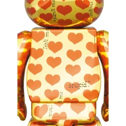 BE＠RBRICK Gold Heart 100％ & 400％