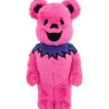 BE@RBRICK Grateful Dead Dancing Bears Costume Ver. Pink 1000％