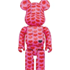 BE＠RBRICK hide with Spread Beaver Pink Heart 100％ & 400％