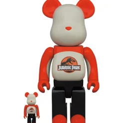 BE@RBRICK Jurassic Park 100% & 400% Set