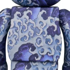 BE@RBRICK Katsushika Hokusai Uemachi Festival Stall Ceiling Painting: Onami 100% & 400%