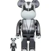 BE＠RBRICK KISS Demon: Chrome Ver. 100％ & 400％ Set