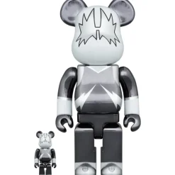 BE＠RBRICK KISS Spaceman: Chrome Ver. 100％ & 400％