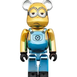 BE＠RBRICK Minions Fever Kevin: Chrome Ver. 100％ & 400％