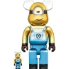 BE＠RBRICK Minions Fever Stuart: Chrome Ver. 100％ & 400％