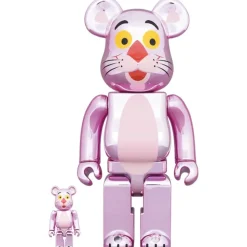 BE＠RBRICK Pink Panther: Chrome Ver. 100％ & 400％