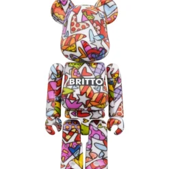 BE@RBRICK Romero Britto Heart 100％ & 400％