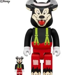 BE@RBRICK Silly Symphony The Big Bad Wolf 100％ & 400％