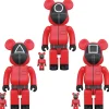 BE＠RBRICK Squid Game Guard ○/△/□ 100% & 400%