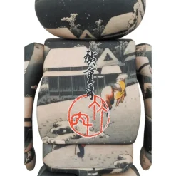 BE＠RBRICK Tokyo National Museum Utagawa Hiroshige Tokaido Gojusan Tsugi Kambara 100% & 400%