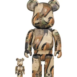 BE@RBRICK Toshusai Sharaku: Actor Otani Oniji Ⅲ as the Footman (Yakko) Edohei 100% & 400%